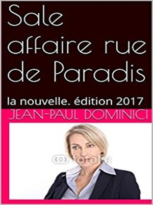 cover image of Sale affaire rue de Paradis